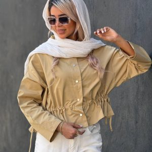 بارانی پایین گت خردلی